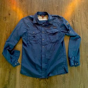 Edie Bauer filed shirt. Medium.